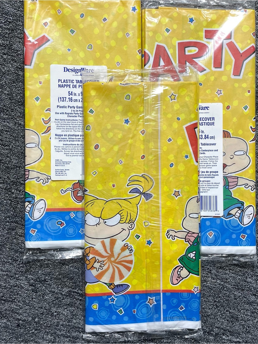 Vintage rugrats retro tablecovers lot